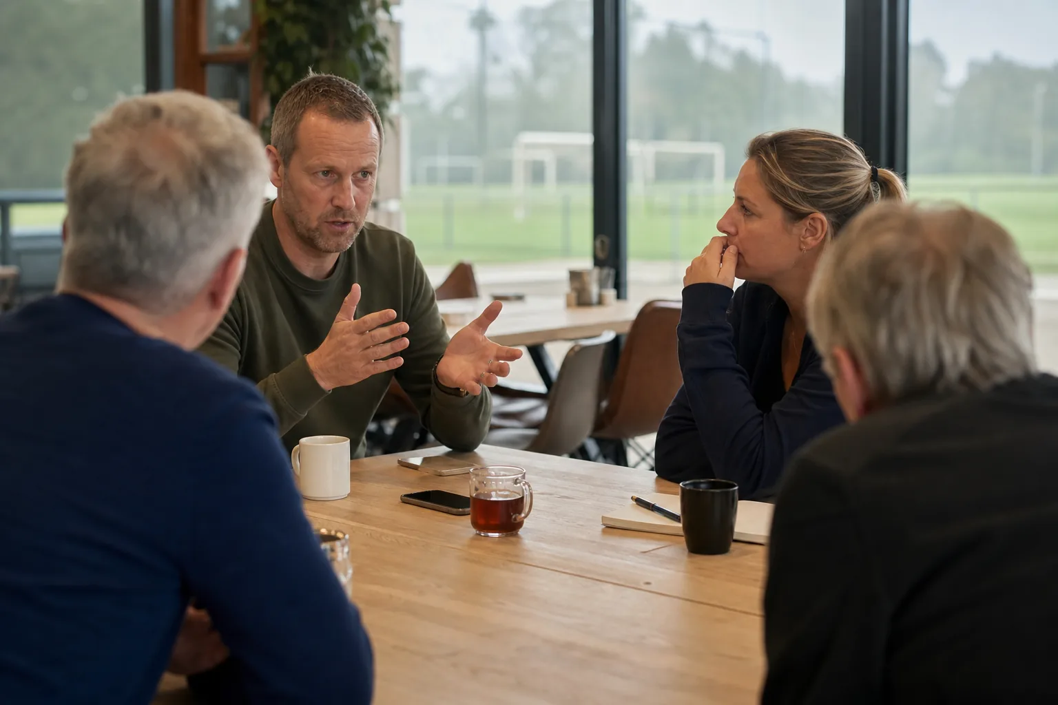 Een Nederlandse sportclub of leslokaal. Beeld bij het artikel: Waar moet je op letten bij de wetten rond de clubkantine en de ledenlijst?